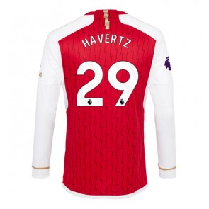 Lacne Muži Futbalové dres Arsenal Kai Havertz #29 2023-24 Dlhy Rukáv - Domáci